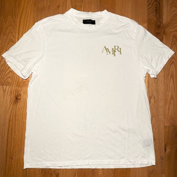 AMIRI White Gold Champagne Tshirt 🔥 - Picture 1 of 7